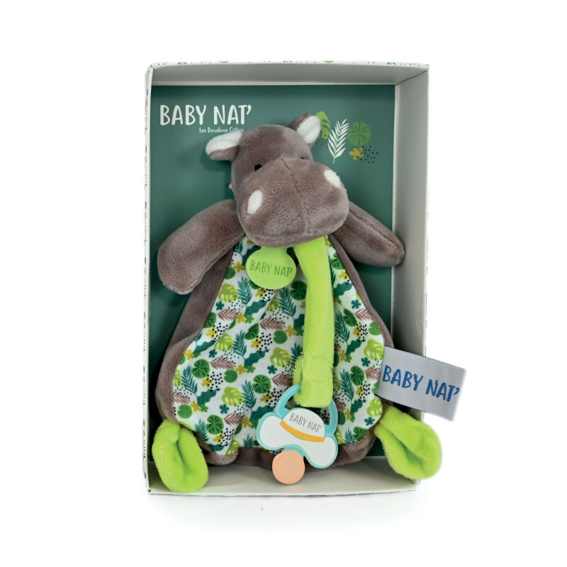  - bazile the hippo - set pacifinder green white 15 cm 